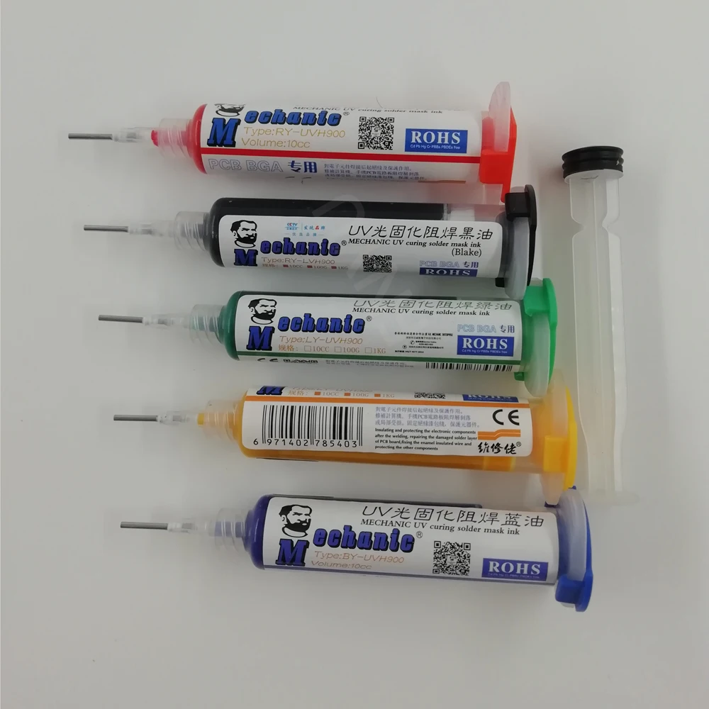 Mechanic YM56 10cc Red UV Solder Mask BGA PCB Paint Prevent Corrosive Arcing Soldering Paste Flux UV Photosensitive Inks Mechanic YM56 10cc Red UV Solder Mask BGA PCB Paint Prevent Corrosive Arcing Soldering Paste Flux UV Photosensitive Inks