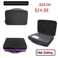 New High Grade 60 Bottles Diamond Painting Cross Stitch Accessories Box Container Daimond Storage Full Square Embroidery Mosaic