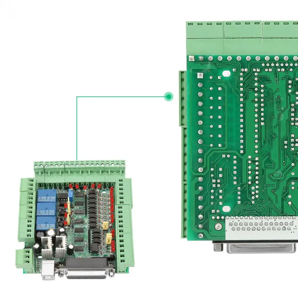 Гравировальный станок с ЧПУ секционная плата 0-10VPWM секционная плата адаптер 4 оси 5 осей 6 осей контроллер движения карты