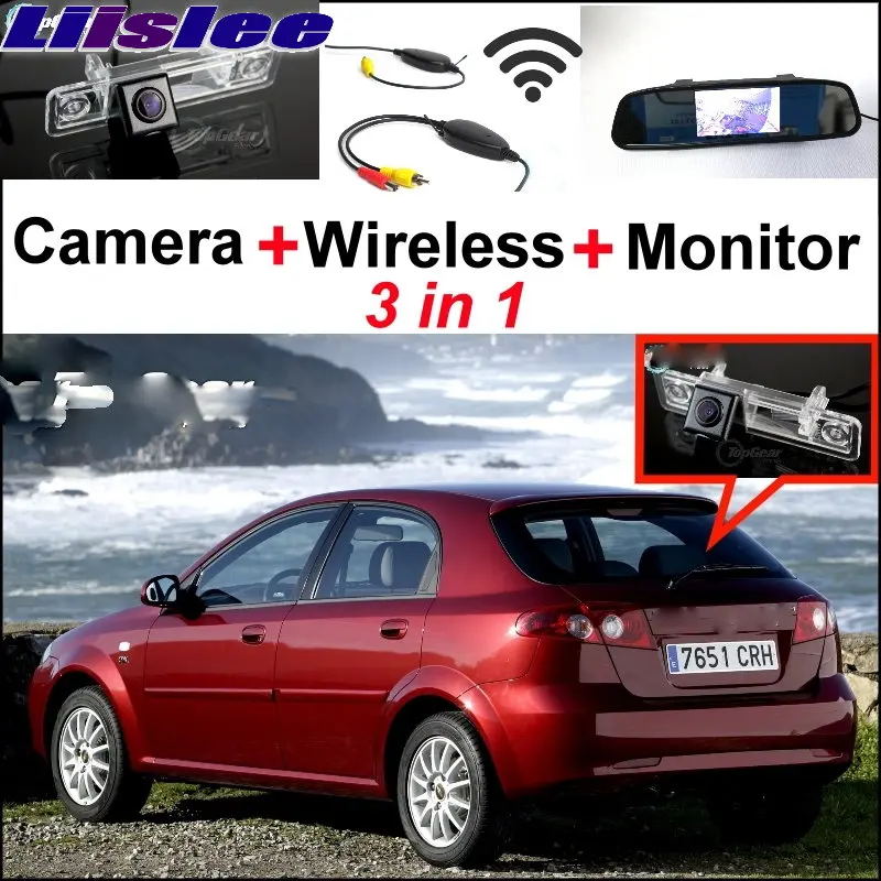 Liislee 3in1 Special WiFi Camera + Wireless Receiver + Mirror  Parking System For Chevy Chevrolet Lacetti  Optra  Estate  Nubira