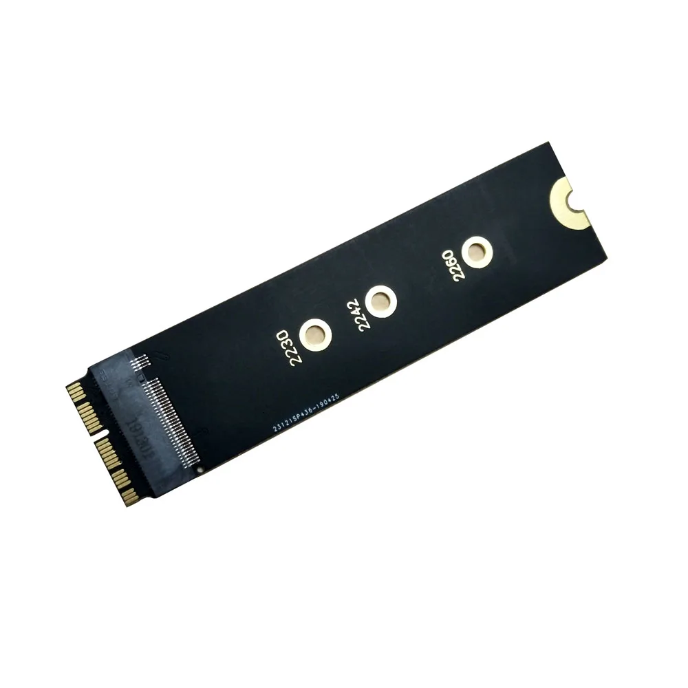 M.2 SSD Adapter Card NVMe PCIe M.2 NGFF to SSD for Macbook Air Pro 2013 2014 2015 A1465 A1398 2280 PCIE x4 for Apple Laptop