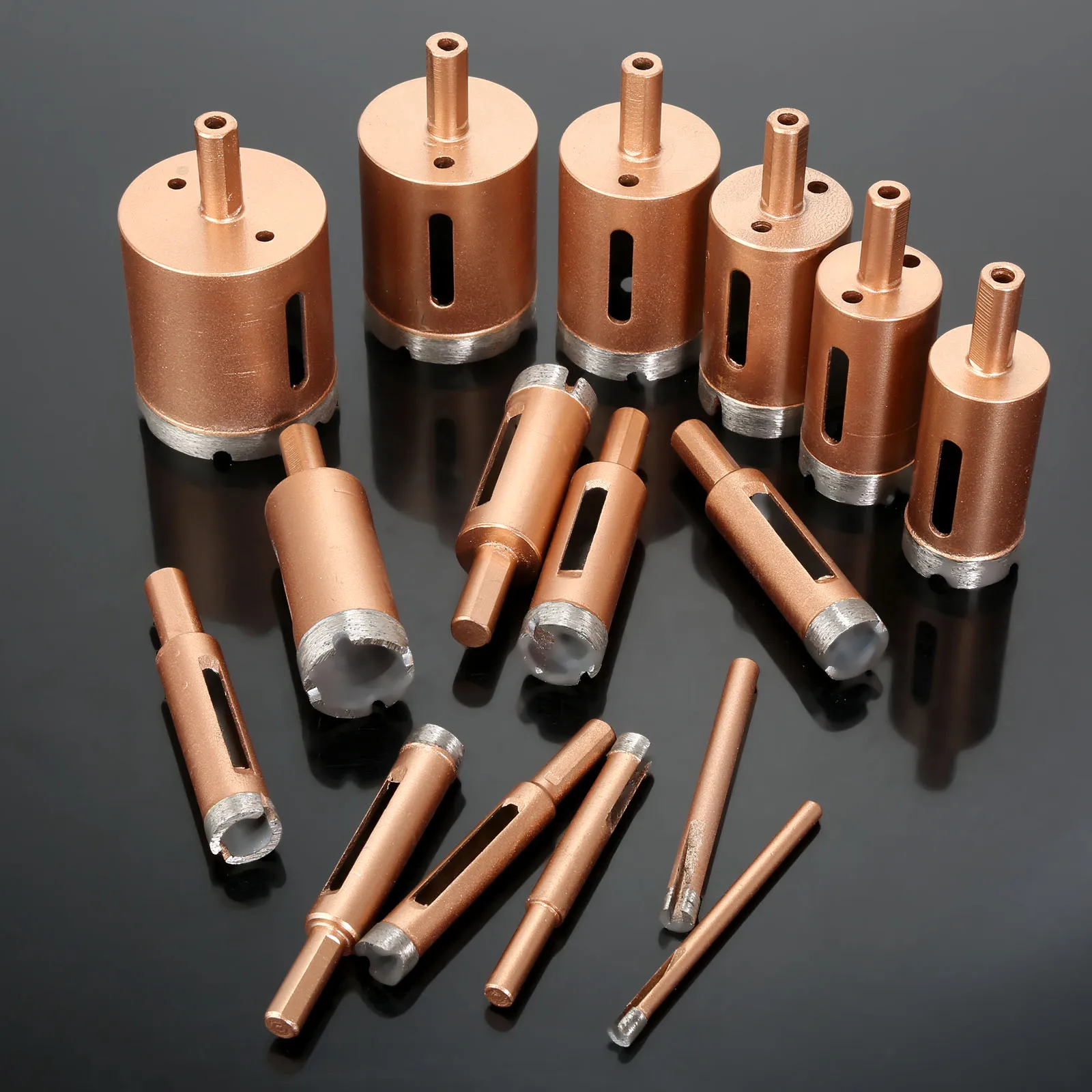 1Pc Drill Cutter Tool 6mm-22mm Diamond Coated Core Hole Saw Drill BitsFor Tiles Marble Glass Granite Drilling Power Tools