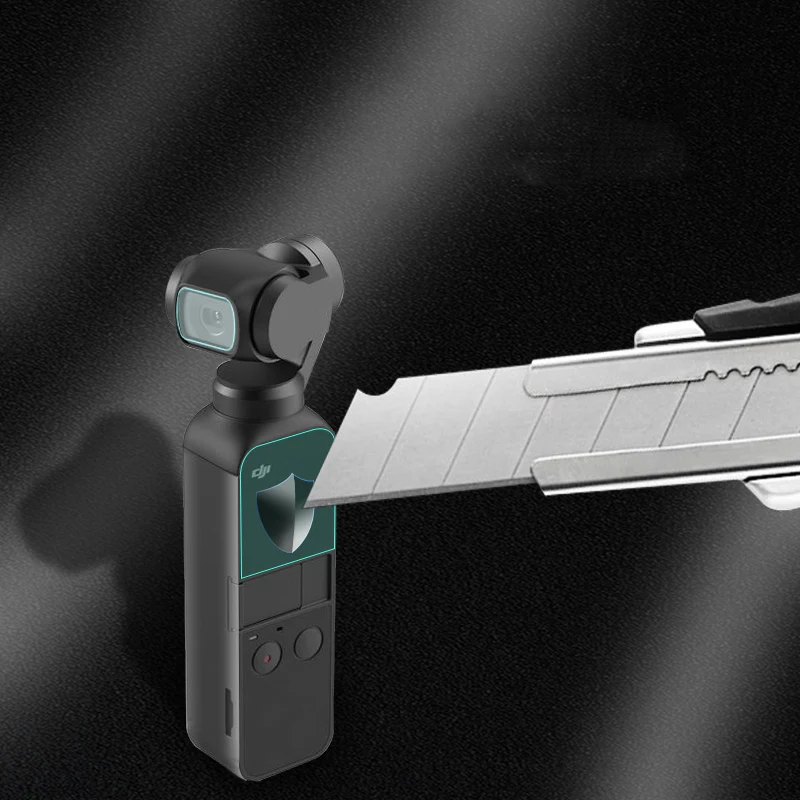 DJI OSMO Pocket Accessories Tempered Glass Film Screen Protector Film +TPU Lens Film for DJI OSMO Pocket Handheld Gimbal