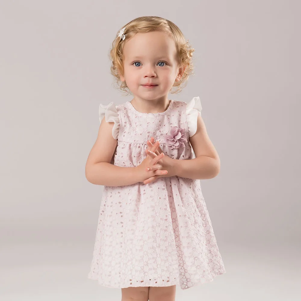 Dave bella/летнее платье принцессы для маленьких девочек детское фиолетовое платье Детское свадебное платье детское платье костюмы в стиле Лолиты DB5282