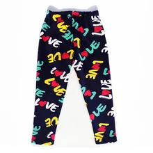 Winter Girls Leggings Thick Warm Print Character Fleece Baby Girls Pant 5 Colors Girl Legging Children Clothes 2-11 years fashion girl leggings pure color ballet dance cute cat print children leggings soft comfort girls legging 3 6 years old