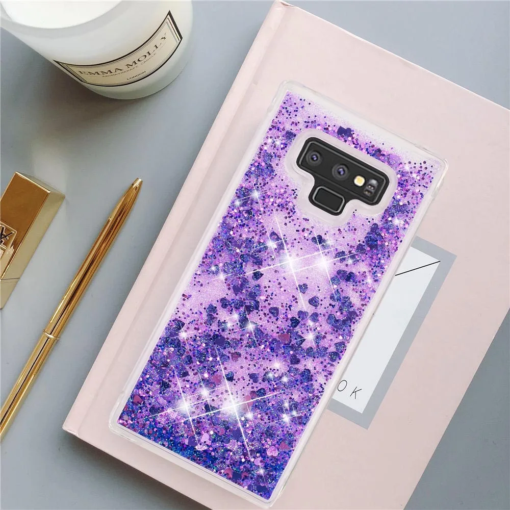 Liquid Glitter Case For Coque Samsung Galaxy Note 9 8 Case Soft Silicone TPU Phone Cases For Samsung Galaxy S9 S8 Plus Note 9 8  (5)