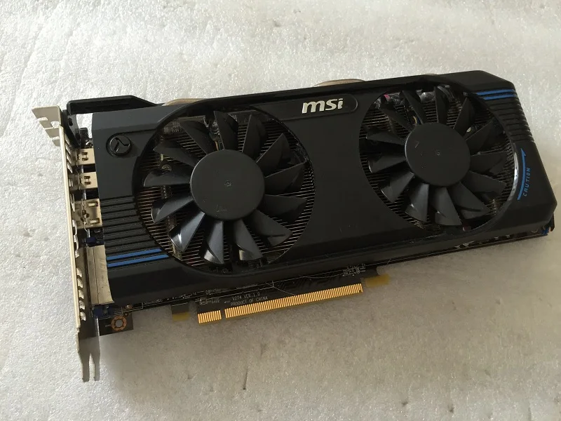  Used original for MSI HD7870 graphics card 256BIT DDR5 2G PCI-E 3.0 