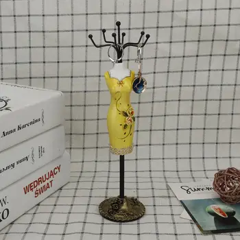 

Unique Metal Jewelry Display Necklace Earring Showing Rack Organizer Earring Hanging Holder Bracelet Shelf for Girl Gift j