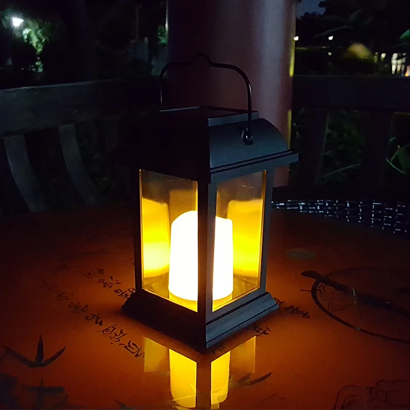 Solar Power Waterproof Led Garden Candle Light Outdoor