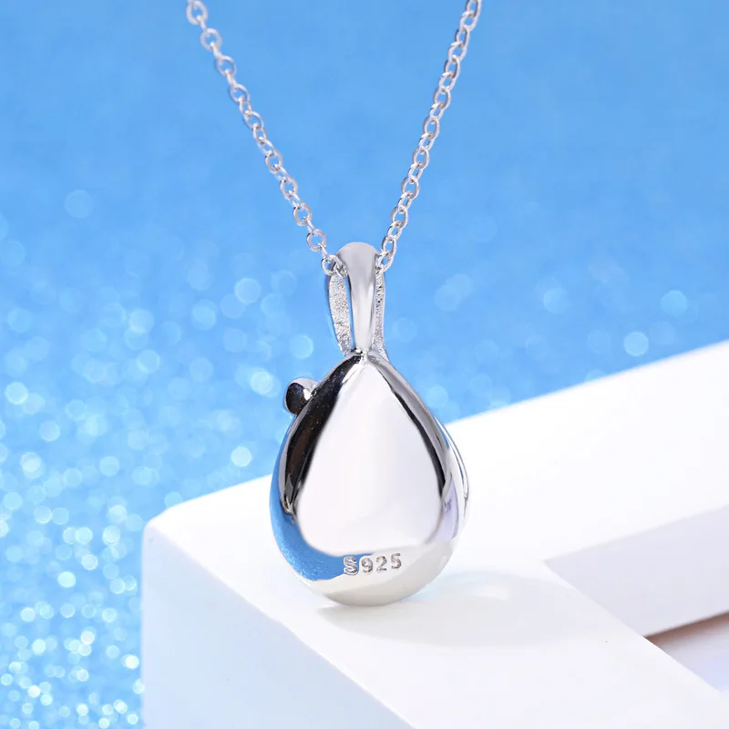 water drop crystal wedding necklaces women (7)