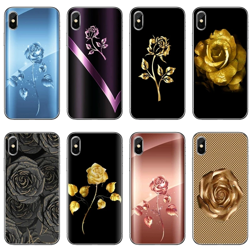 

pink gold rose flower Luxury For Nokia 2.1 3 3.1 5 5.1 6 7 plus 8 9 LG G5 G6 G7 Q6 Q7 Q8 V30 2017 2018 TPU Soft phone cover case