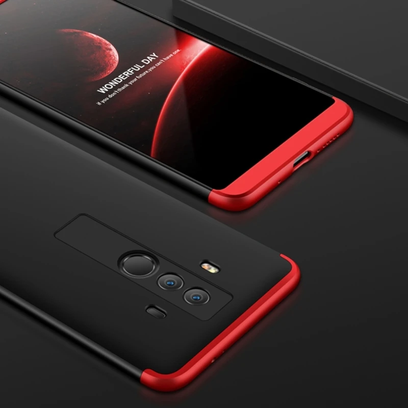 

HAWEEL Three Stage Splicing Full Coverage PC Case for Huawei Mate 10 Pro Guard Shell Cover Case