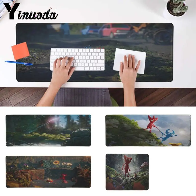 

Yinuoda Personalized Cool Fashion UNRAVEL TWO Locking Edge Mouse Pad Game Rubber PC Computer Gaming mousepad