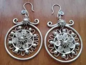 

Pairs Miao Silver Jewelry Tribal Sway Earring Free shipping