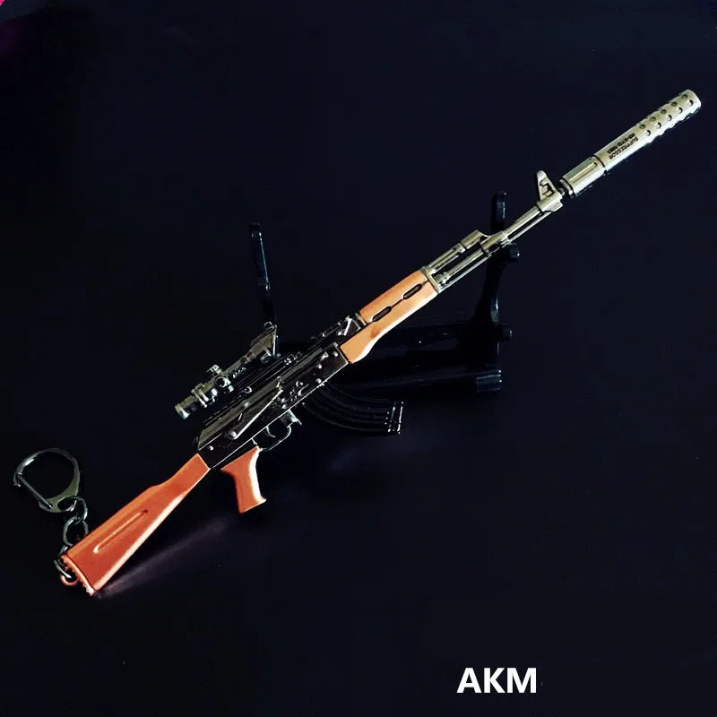 Горячая игра PUBG 17 5 см пистолет Модель цепочка для ключей Llaveros высокого качества