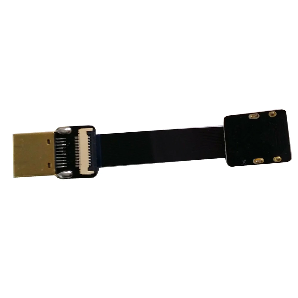 5/10/15/20/30 см Тонкий HDMI Тип кабеля прямой Женский к HDMI Тип A прямой мужской ленты плоский кабель HDMI мягкие супер кабель FPV-системы