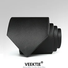 VEEKTIE Серия Classic 8 см Ширина Формальные Мужская Tie Свадебная вечеринка галстук смокинг костюм аксессуары цвет: черный, Синий Бирюзовый Gravata