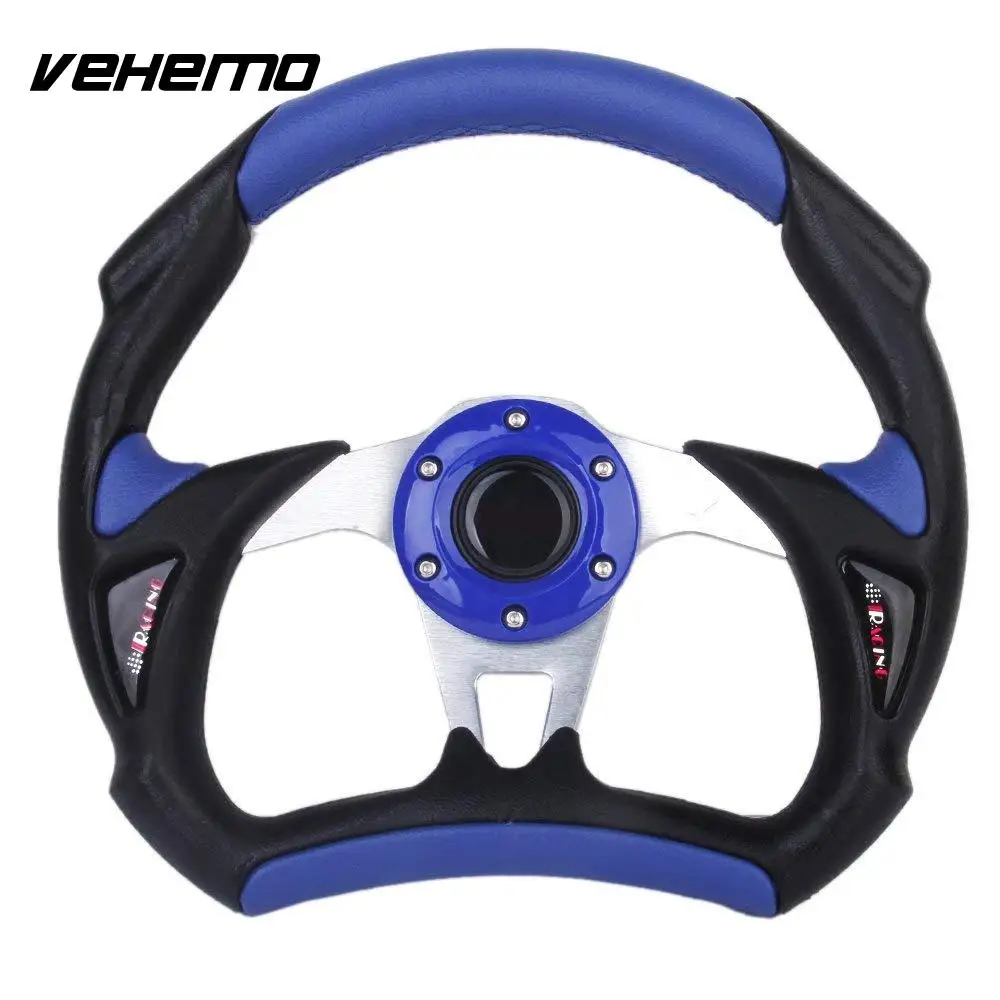 Vehemo Cars 13" Steering Wheel Racing Wheel Drift Modified Steering