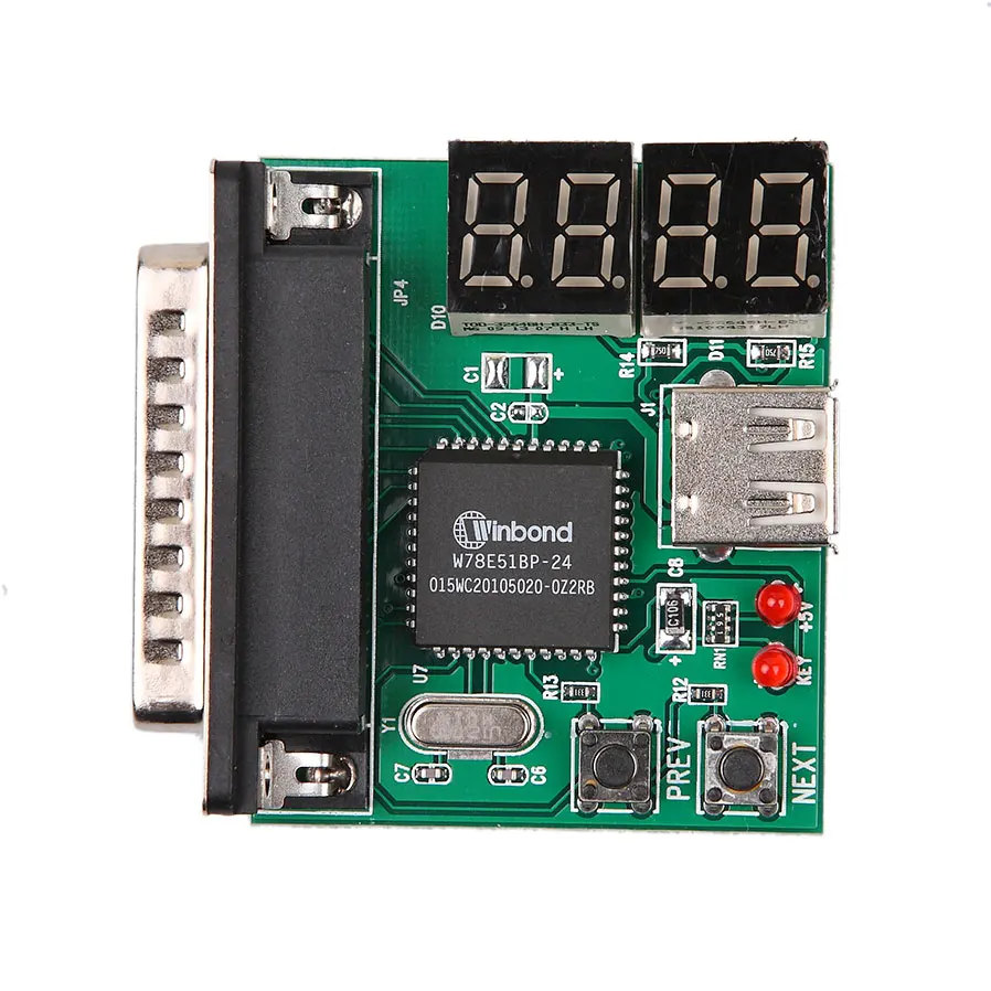 Новый диагностический компьютер 2 знака pci карта Диагностическая анализатор
