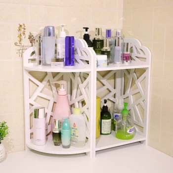 

Creative cosmetics storage shelf Bathroom small desktop sundries storage rack Storage box