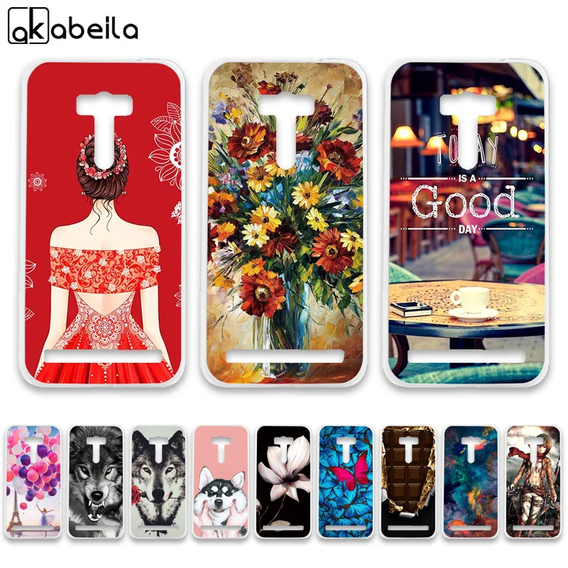 

Phone Case For Asus ZenFone Selfie ZD551KL Cases Silicone Bumper For Asus ZenFone Selfie ZD551KL Covers Flamingo Nutella Fundas