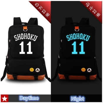 

Laptop Backpack Anime SLAM DUNK Hanamichi Sakuragi Rukawa Kaede Shohoku 11 Women Printing Fashion School Bags for Teenagers