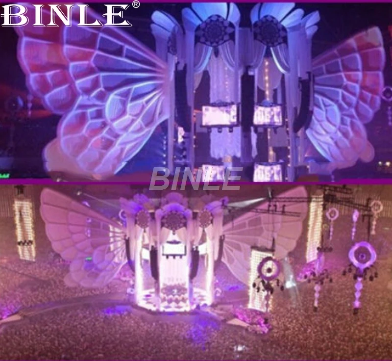 Beautiful big white inflatable butterfly wing for stage decoration | Игрушки и хобби