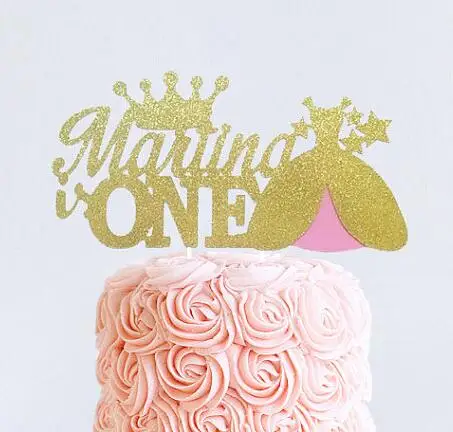 Robe De Princesse Personnalisee Avec Nom Age Couronne Garniture De Gateau Decorations De Fete Pour Filles Joyeux Anniversaire Adorable 16 Ans Aliexpress Maison Animalerie