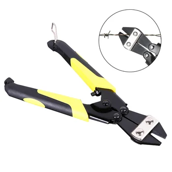 

Great Design 8 Inch Bolt Shear Diameter Wire Clamp Cutting Pliers Mini Bolt and Wire Cutter Bolt Clipper Cutter with Clamp Head