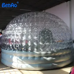 T060 benao Лидер продаж герметичной надувной купол, ясно, надувные иглу, прозрачный надувной палатка для продвижения