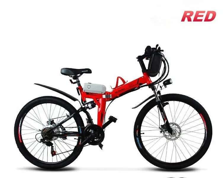 Freeshipping24 и 26 дюймов Электрический складной велосипед литий Батарея по созданию электрических транспортных средств Электрический горный велосипед вместо того, чтобы ходить