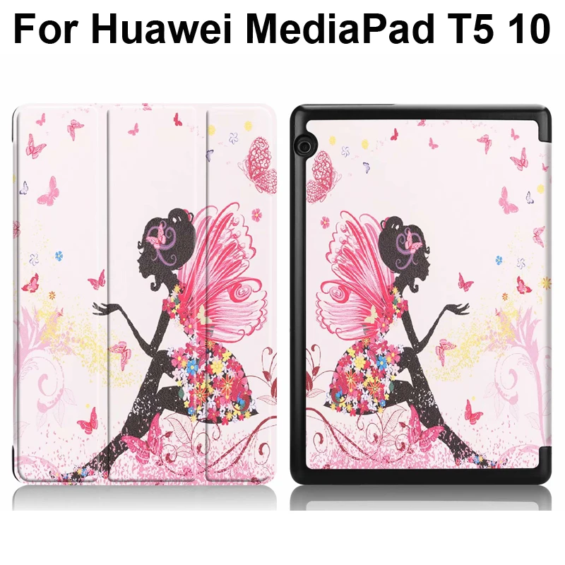 Чехол-подставка для huawei Mediapad T5 10 wifi AGS2-W09 AGS2-L09 10," чехол для планшета чехол для huawei T5 10,1 дюймов рукав сумка