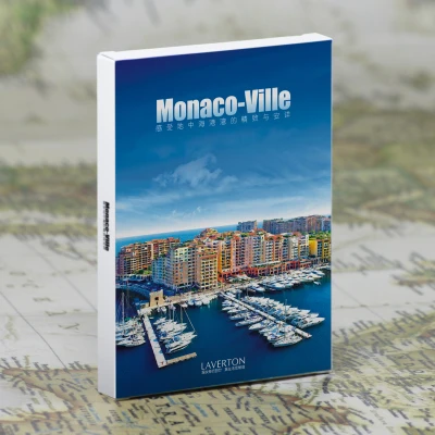 30 листов/набор путешествия по миру бумажная открытка поздравительная открытка городской пейзаж Открытка - Цвет: Monaco