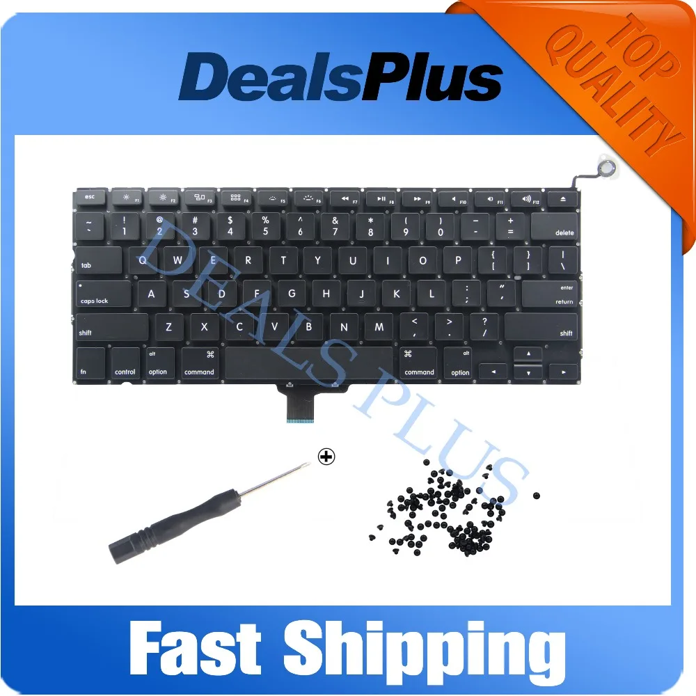 5 PCS/LOT Laptop A1278 Keyboard US English For Apple Macbook Pro A1278