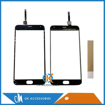 

5.5 Inch For Meizu M2 Note 2 Touch Screen Sensor Digitizer Touch Panel Front Glass Black Color With Tape