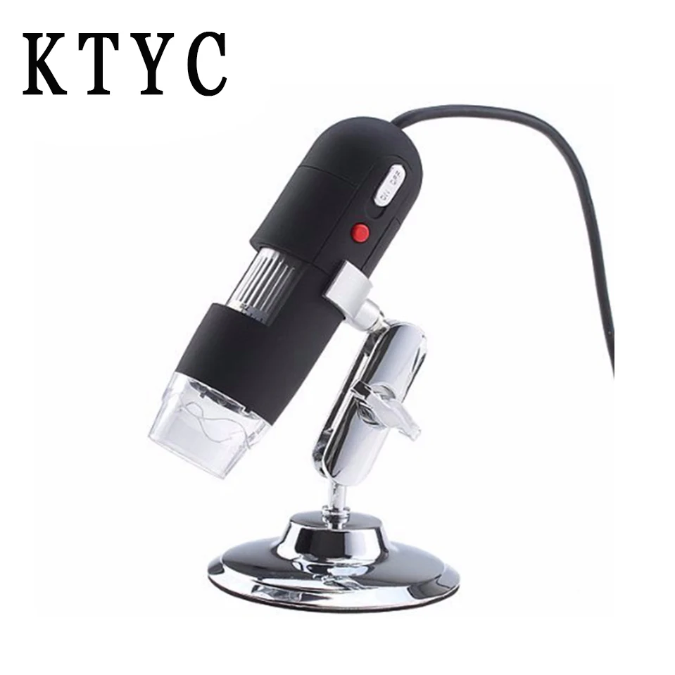 

2016 2M HD Optica Digital 50X / 600X Microscope USB Electronic Magnifier +Holde