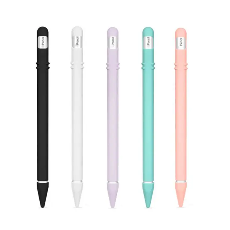 

Soft Silicon Case Protective Cover Pouch Shell Skin Nib Cover for Apple Pencil 2 Touch Pen 2018