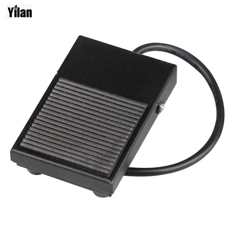 FS 1 AC220V 16A SPDT 1NO 1NC Antislip Momentary Power Treadle Foot Pedal Switch Footswitchpower