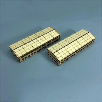 

1/350 Factory Building DIY Set Shipyard Dock Scene Wooden Assembly Model Kit Fits Ship Model Scene DIY Models