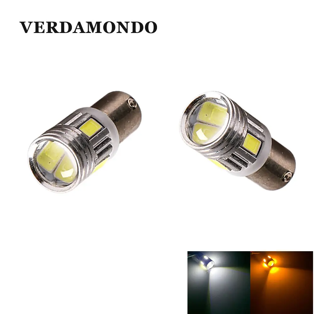 2 шт. BA9S T4W 6 led 5630 5730 Smd Автомобильные Габаритные фонари парковочные лампы для