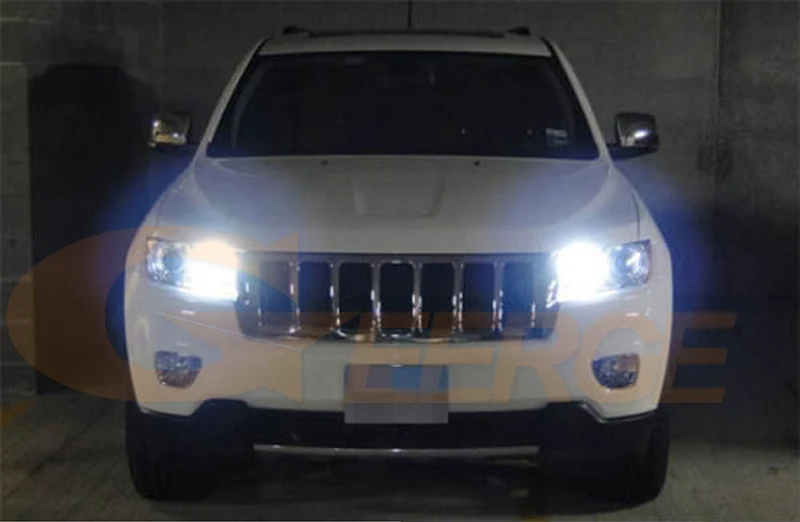 Для JEEP COMPASS 2011 2012 2013 HID головной светильник отличный ультра яркий белый отражатель 3157 светодиодный Дневной DRL светильник