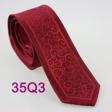 YIBEI coahella Ties бордовые Галстуки тонкая Мода Окаймленный с красным галстук с ярким узором обтягивающие мужские галстуки из микрофибры костюм аксессуары