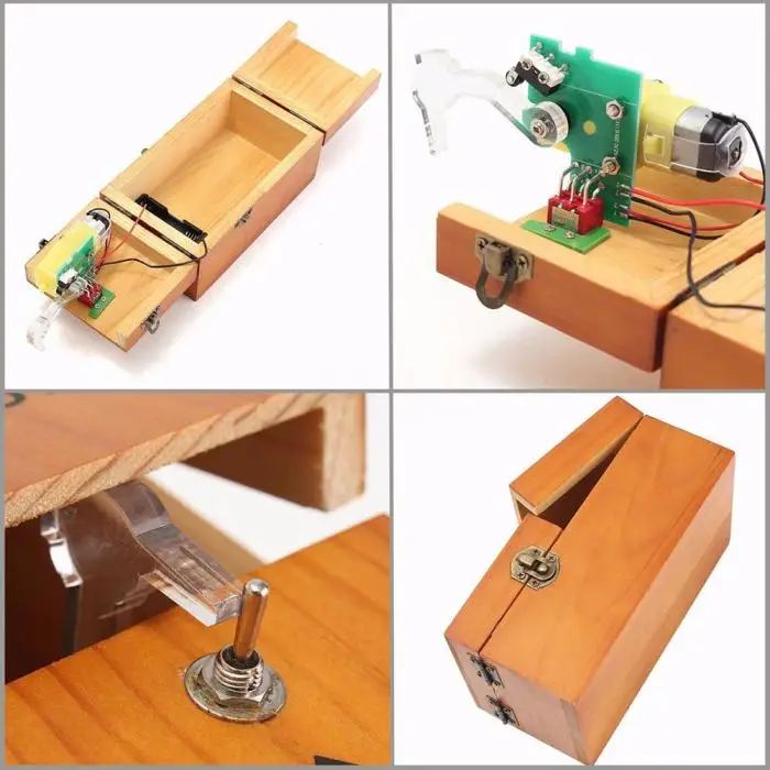 Электронный бесполезный деревянный ящик для мальчиков и девочек, интересное времяпрепровождение, машина для снятия стресса, забавная игрушка, украшение стола, подарки
