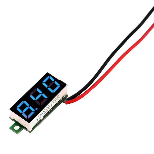 0,28 дюймов 2,5 V-30 V Мини цифровой вольтметр Напряжение метр тестер светодиодный Экран электронный Запчасти аксессуары - Цвет: Blue
