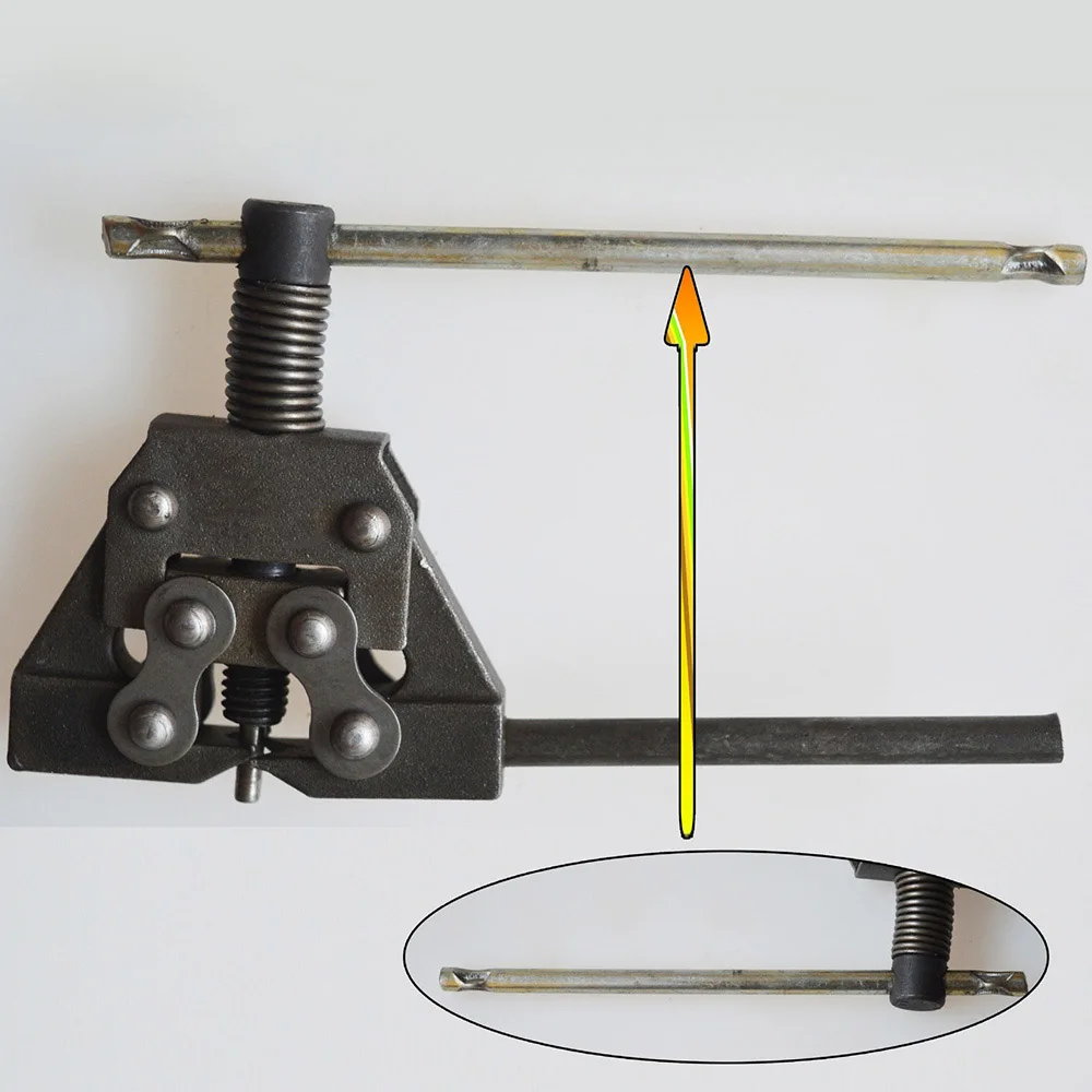 Цепной выключатель разветвитель для удаления звеньев 420-530 шаг клепки инструменты ATV мотоцикл цепной резак выключатель инструмент авто аксессуары