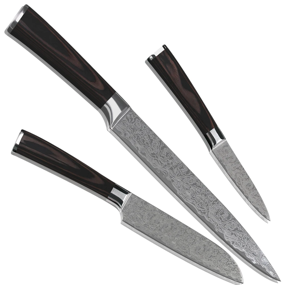 XYJ brand kitchen high carbon stainless steel laser pattern blade