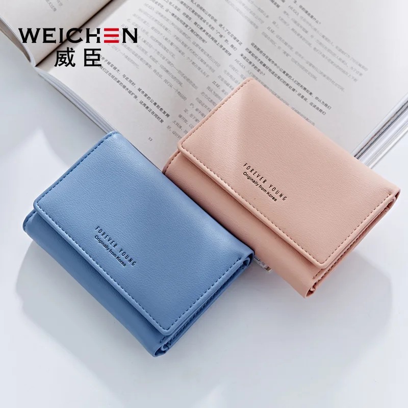 Кошелек WEICHEN Женский из мягкой кожи|wallets for women|f walletfashion wallet |