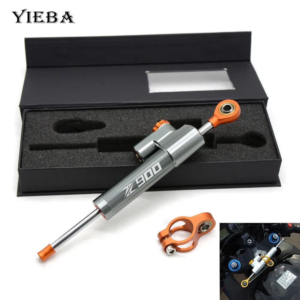 

Motorcycle CNC Damper Steering Stabilize Safety Contro FOR KAWASAKI z800 z900 2017 2018