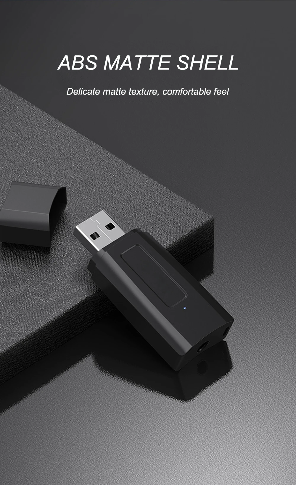 JINSERTA Автомобильный USB Bluetooth 5,0 аудио приемник Plug and Play 3,5 мм AUX аудио адаптер Автомобильный Mp3 плеер для автомобиля ТВ динамик