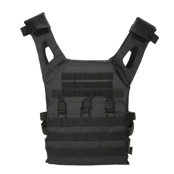 

Adjustable Military Combat Training black Vest Wild Camping Climbing Adventure Hunting Trekking Tactical Vest Gilet tactique